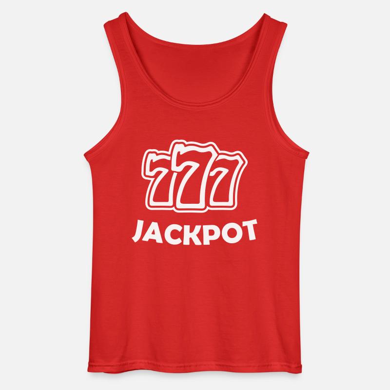 777 - Gildan Männer Tank Top - Rot