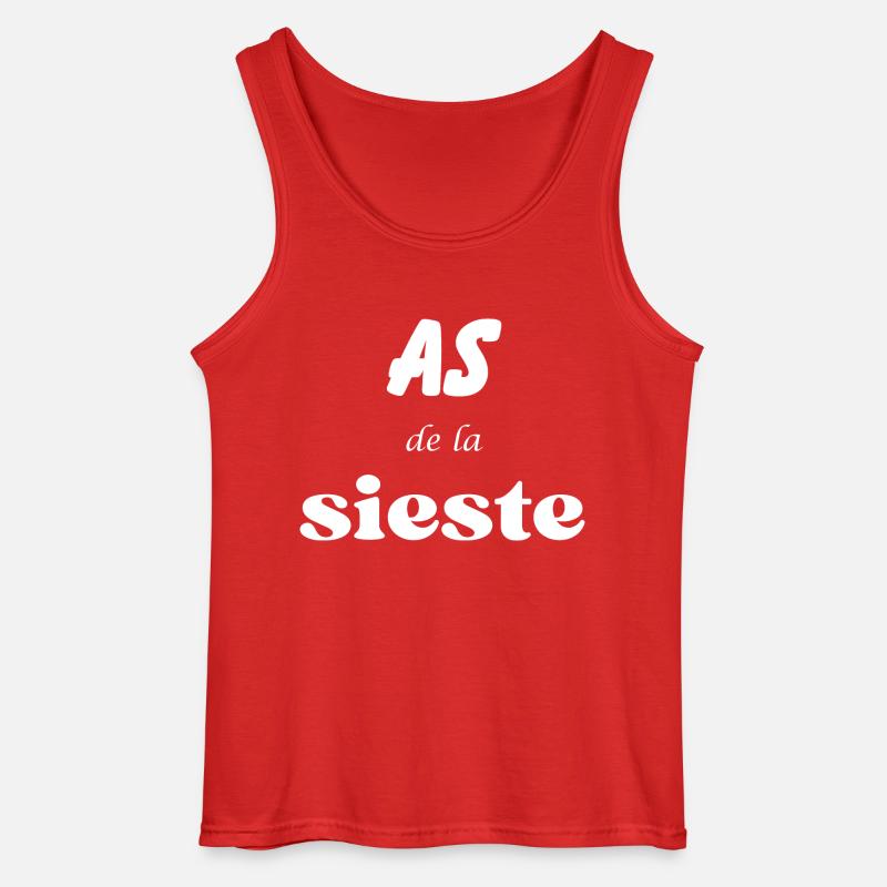 Ass des Nickerchens - Gildan Männer Tank Top - Rot