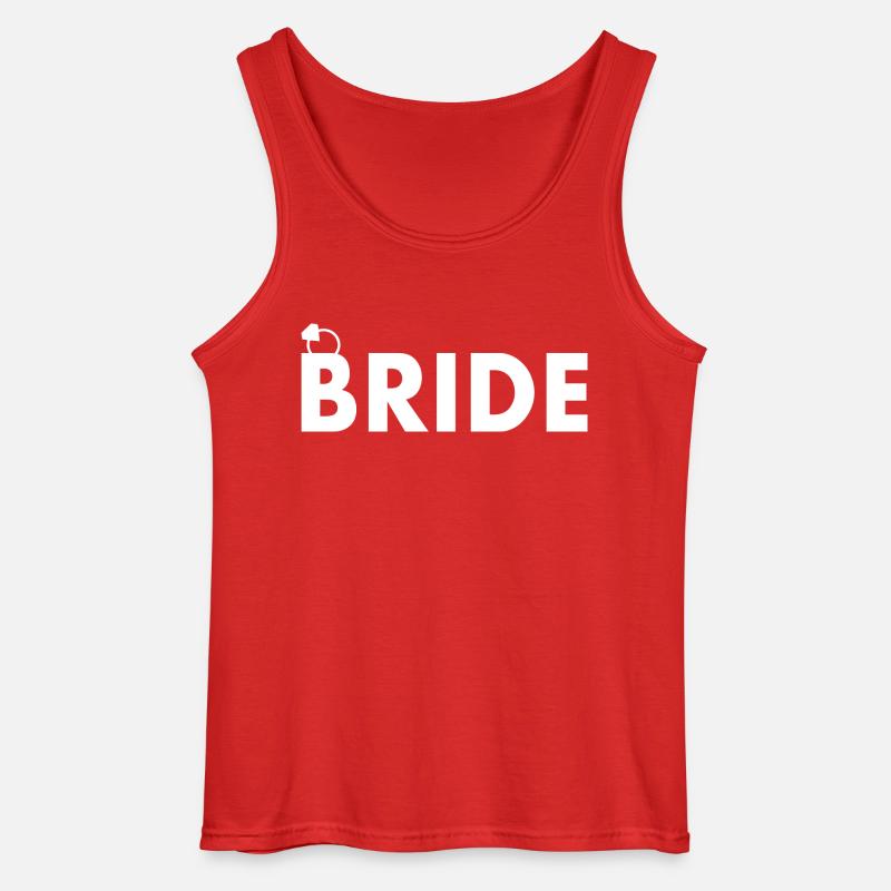 Bride - Gildan Männer Tank Top - Rot
