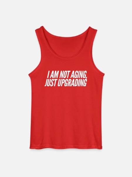 Funny birthday saying - Gildan Men’s Tank Top - red