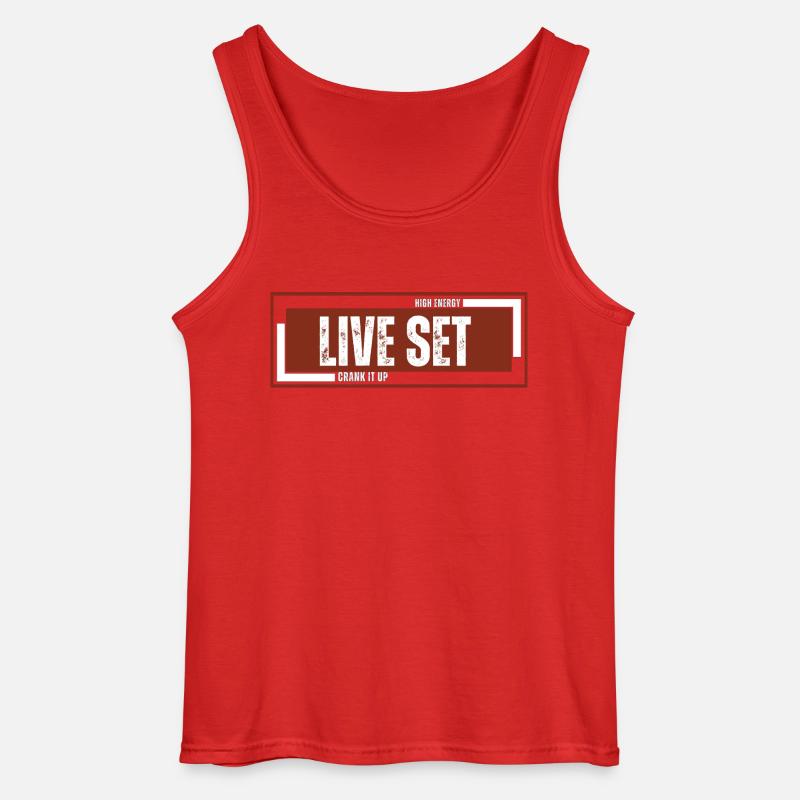 Design20 - Gildan Männer Tank Top - Rot