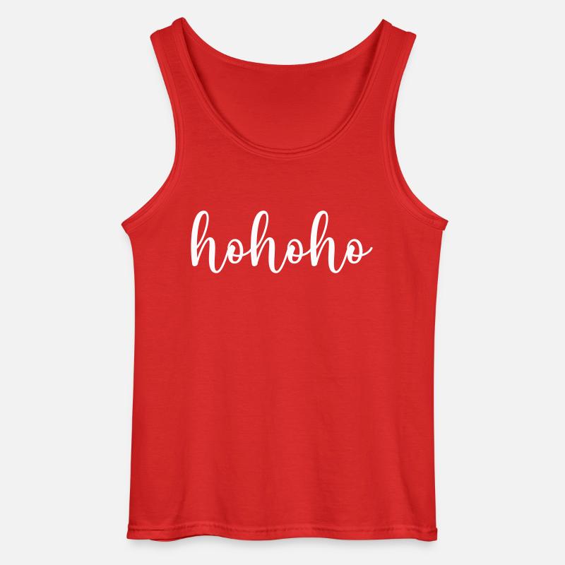 hohoho - Gildan Men’s Tank Top - red