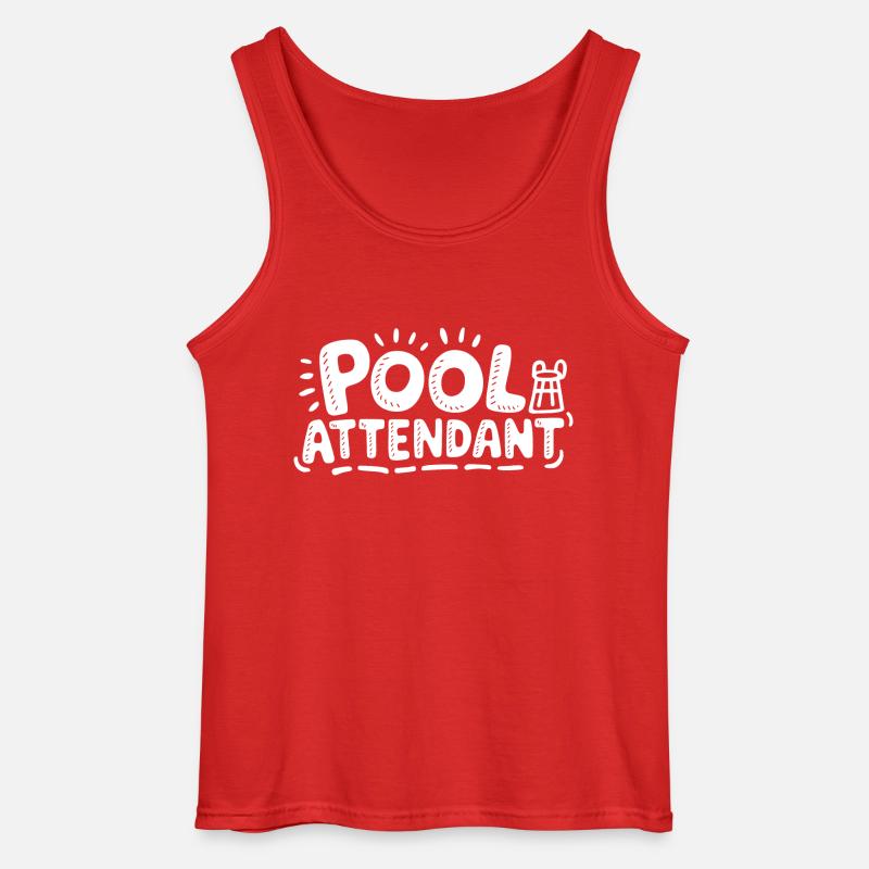 Rettungsschwimmer-Feeling - Gildan Männer Tank Top - Rot