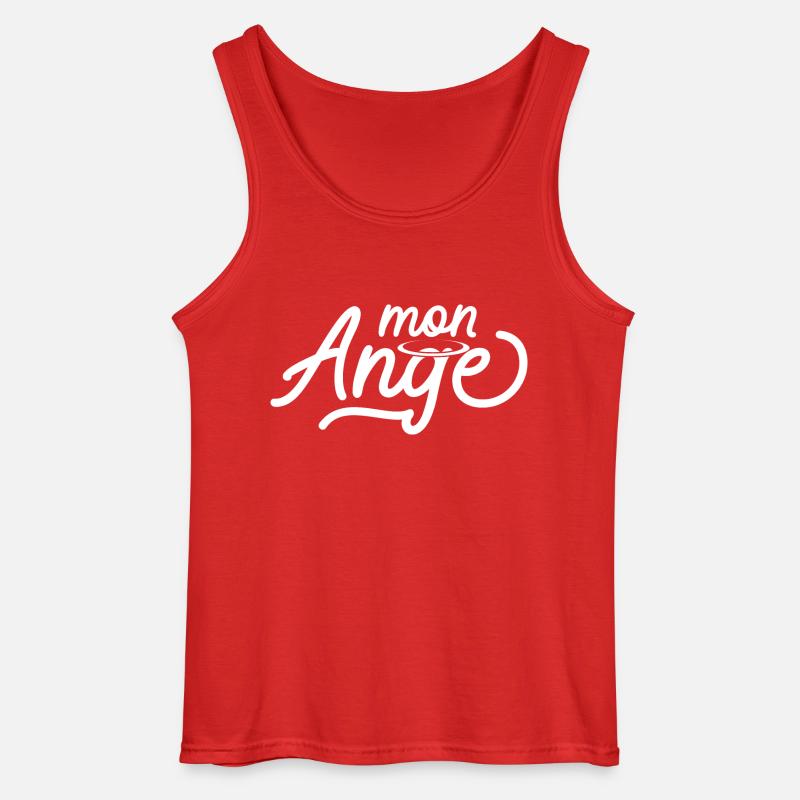 Mein Engel - Gildan Männer Tank Top - Rot