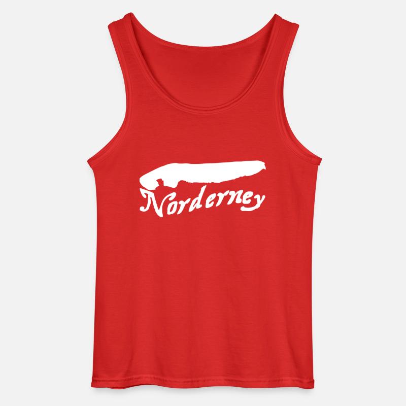 Norderney Tattoo - Gildan Männer Tank Top - Rot