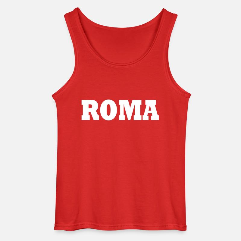 Rom - Gildan Männer Tank Top - Rot