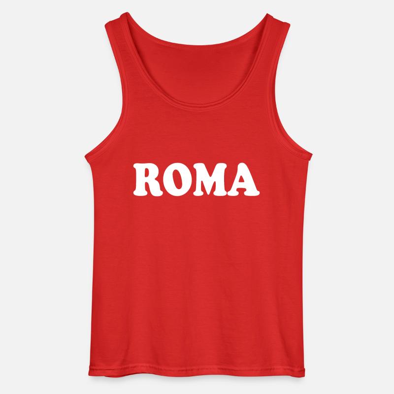 Rom - Gildan Männer Tank Top - Rot