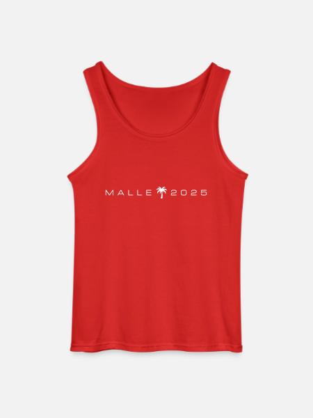 Malle 2025 Palm Tree - Gildan Men’s Tank Top - red