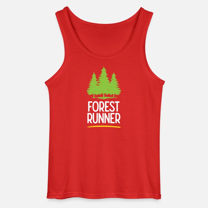Waldläufer - Gildan Männer Tank Top - Rot