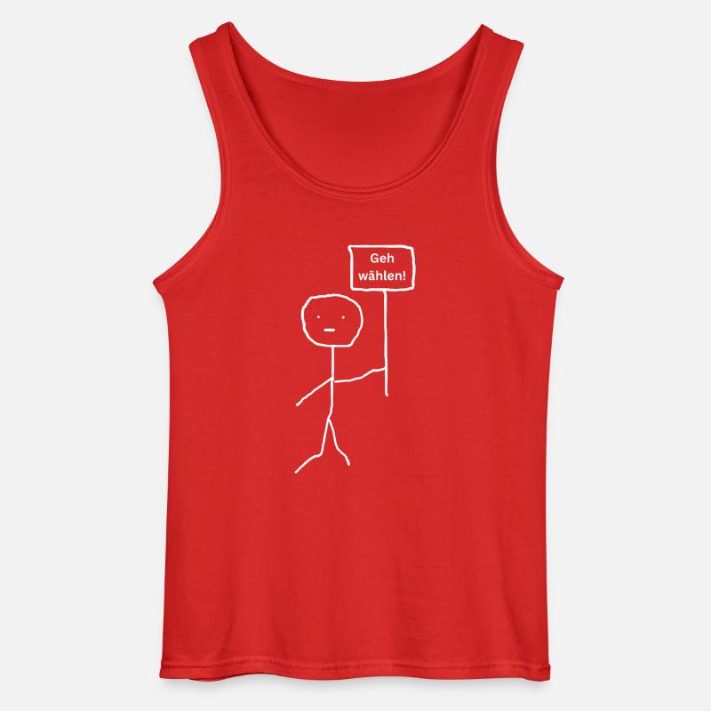 wählen - Gildan Männer Tank Top - Rot
