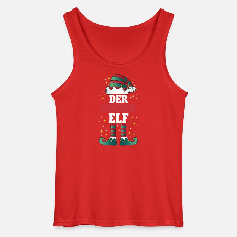 Weihnachten Der Große Elf - Gildan Männer Tank Top - Rot