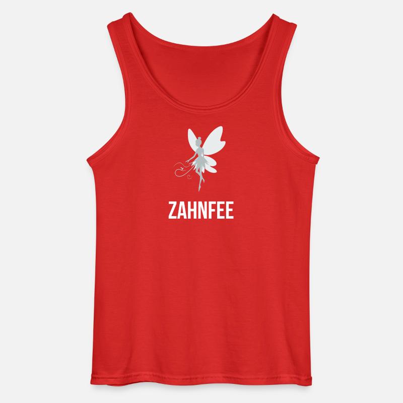 Zahnfee - Gildan Männer Tank Top - Rot