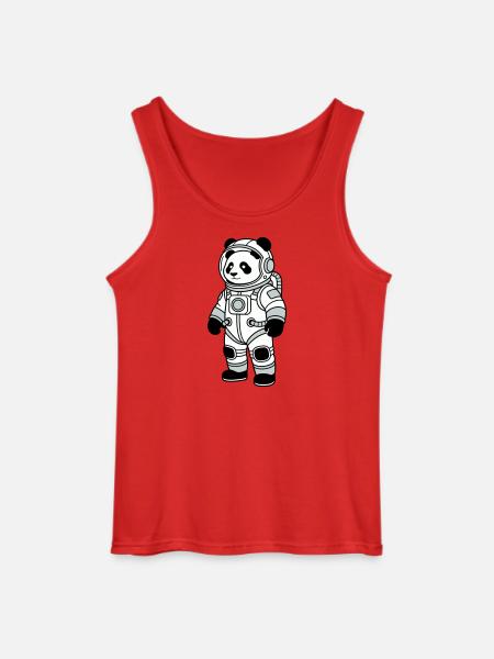 Combinaison spatiale panda bear - Débardeur Gildan Homme - rouge