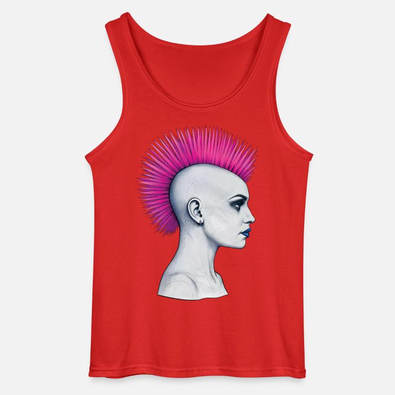 PUNKS NOT DEAD #3 – Steam Punk'n'Roll - Gildan Männer Tank Top - Rot