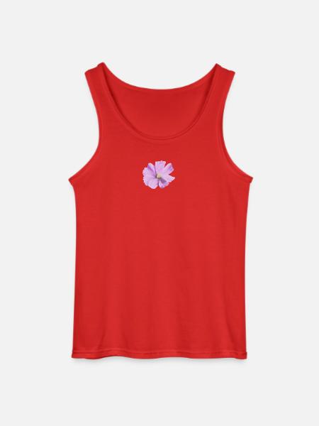 Lilas fleur aquarelle - Débardeur Gildan Homme - rouge
