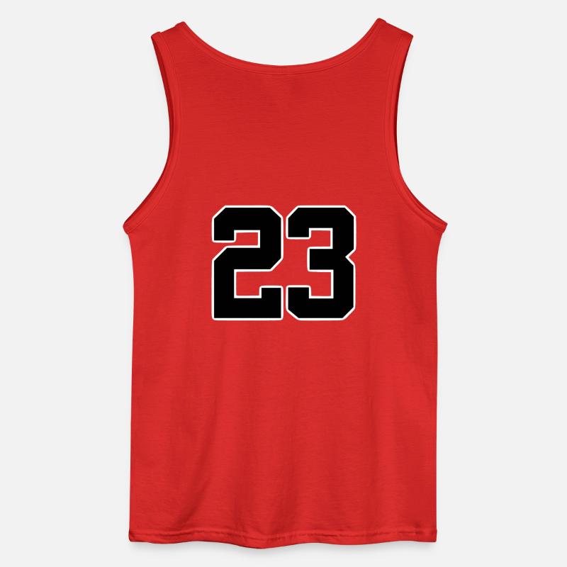Ausgabe 23 Athletic Design - Gildan Männer Tank Top - Rot