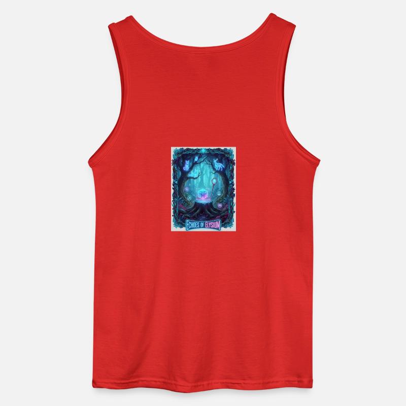 Echos von Elysium - Gildan Männer Tank Top - Rot