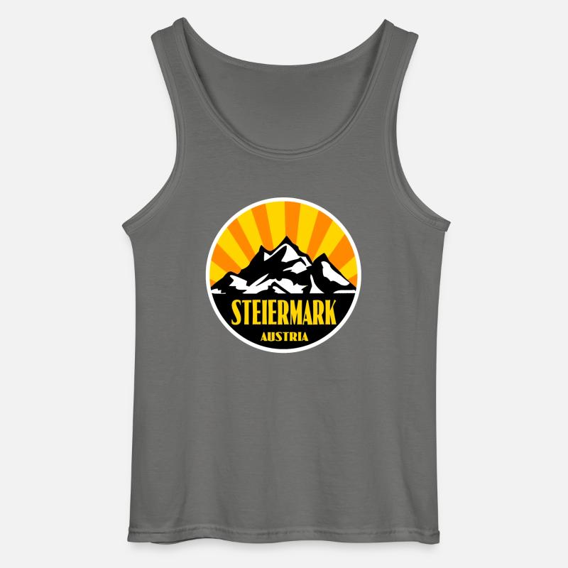Steiermark - Gildan Männer Tank Top - Anthrazit