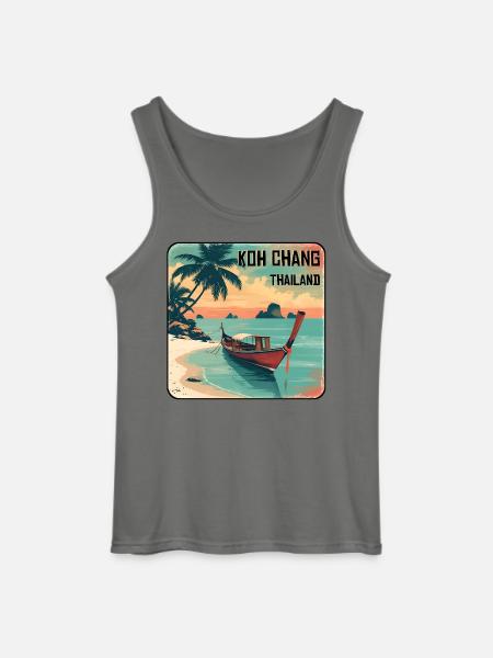 Koh Chang - Gildan Männer Tank Top - Anthrazit