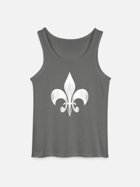 Lilie 3 - Gildan Männer Tank Top - Anthrazit