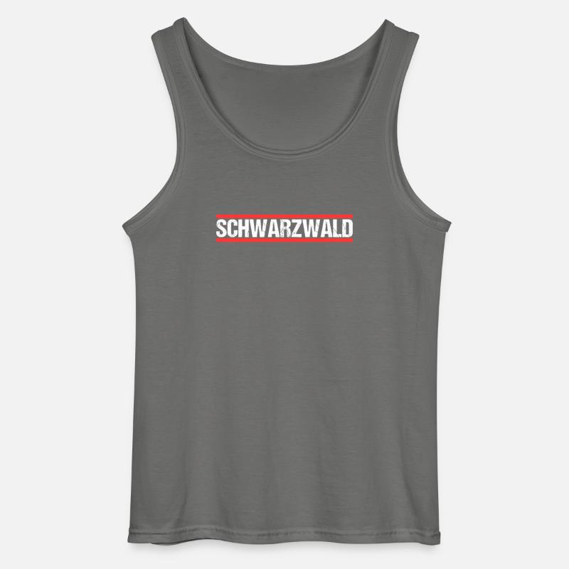 Schwarzwald - Gildan Männer Tank Top - Anthrazit