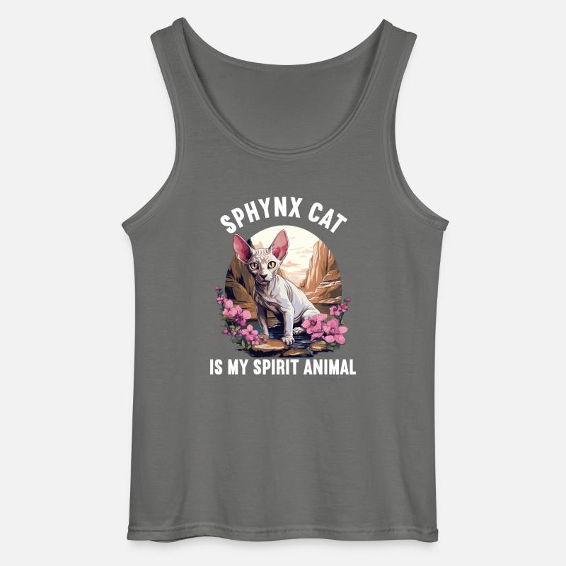 Sphynx Kätzchen Sphynx Katze - Gildan Männer Tank Top - Anthrazit