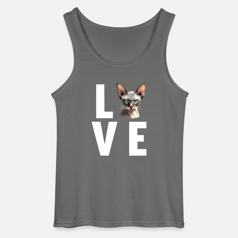 Sphynx Kätzchen Sphynx Katze - Gildan Männer Tank Top - Anthrazit