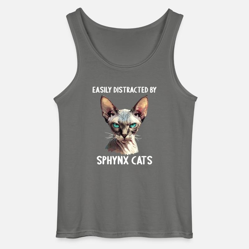 Sphynx Kätzchen Sphynx Katze - Gildan Männer Tank Top - Anthrazit