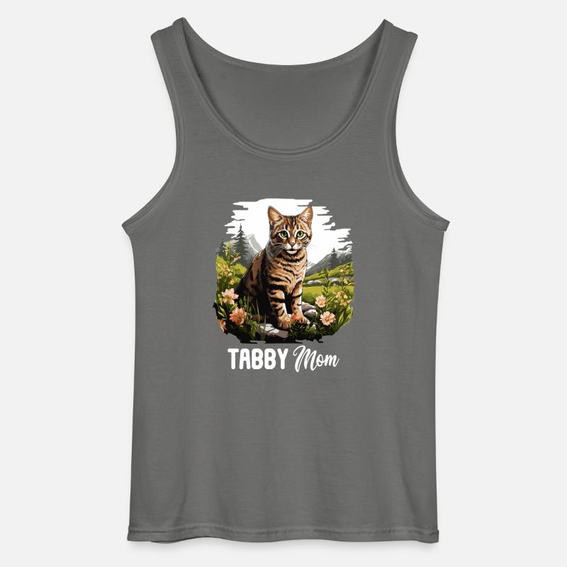 Tabby Kätzchen Tabby Katze - Gildan Männer Tank Top - Anthrazit