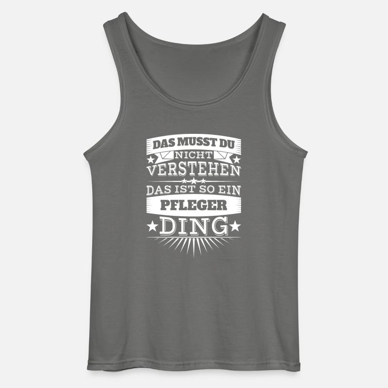 Pfleger - Gildan Männer Tank Top - Anthrazit