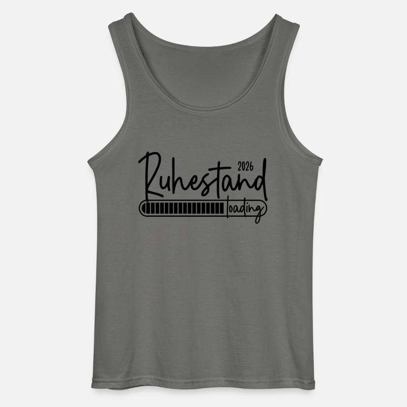 Ruhestand 2026 loading - Gildan Männer Tank Top - Anthrazit