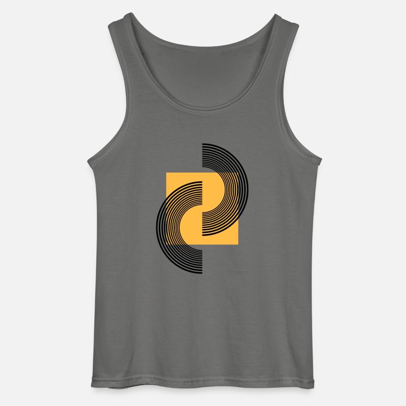 boho3 - Gildan Männer Tank Top - Anthrazit