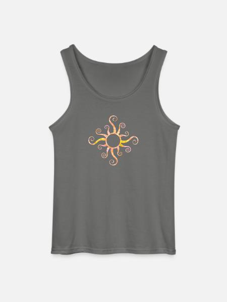 Sun - Gildan Men’s Tank Top - charcoal grey