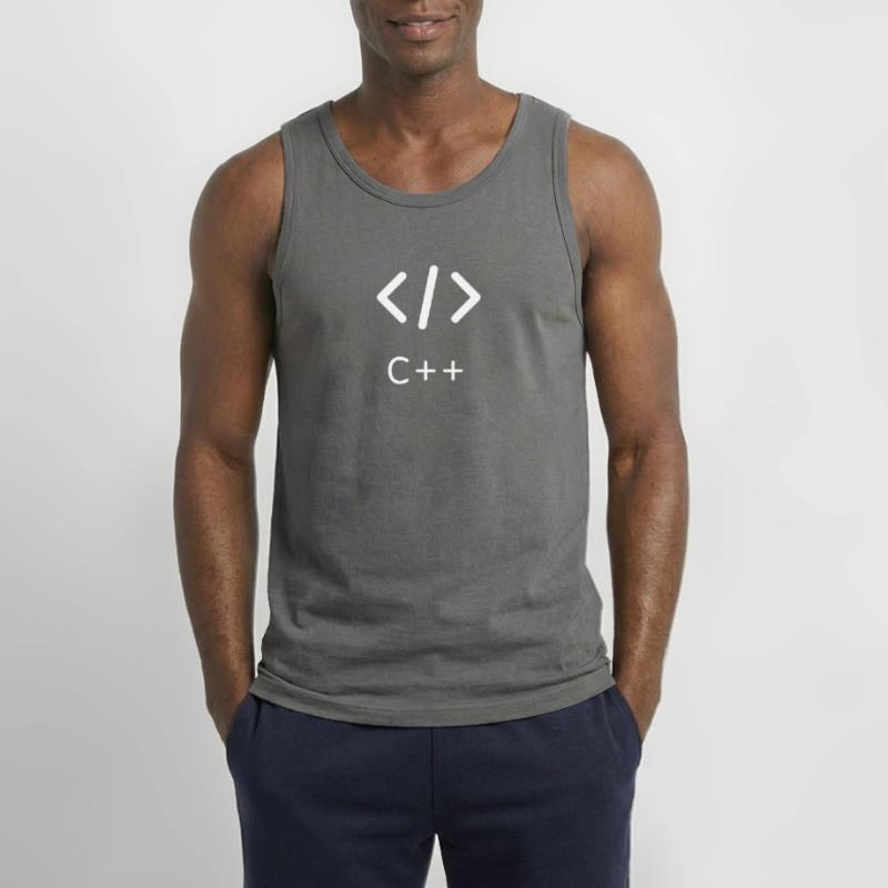 C++ programming language programmer programming Gildan Men’s Tank Top
