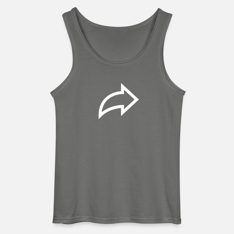 Pfeil - Gildan Männer Tank Top - Anthrazit