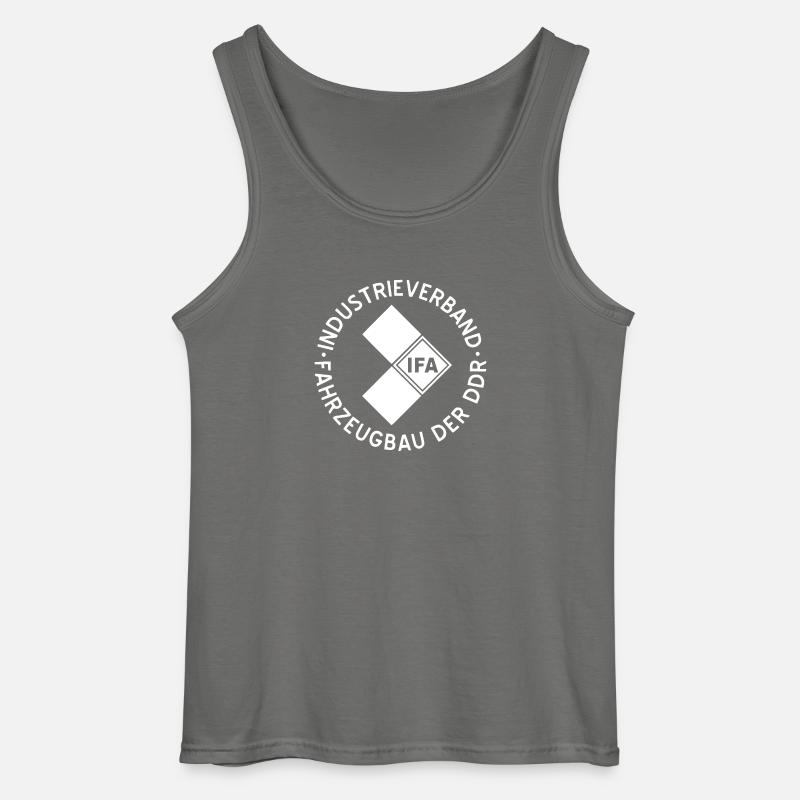 IFA weiss - Gildan Männer Tank Top - Anthrazit