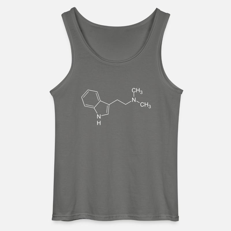 DMT dimethyltryptamine formule structurelle - Débardeur Gildan Homme - charbon