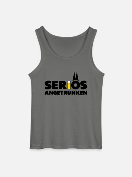 Seriös angetrunken mit Kölsch - Gildan Männer Tank Top - Anthrazit
