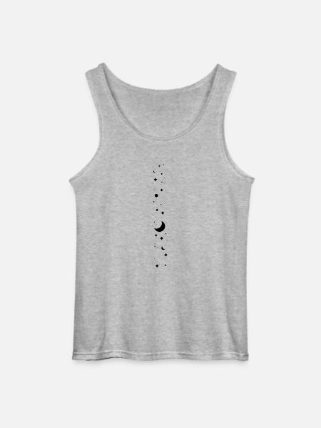 Sternenhimmel small - Gildan Männer Tank Top - Grau meliert