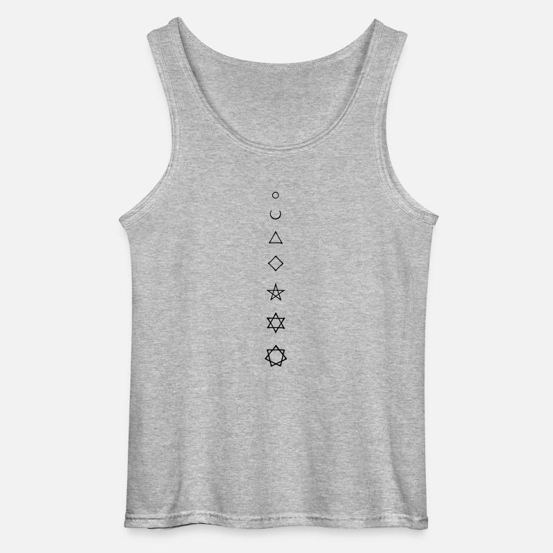 Magic Numbers - Gildan Männer Tank Top - Grau meliert