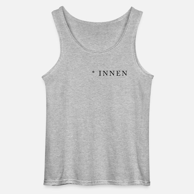 *Innen - Gildan Männer Tank Top - Grau meliert