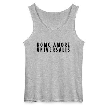 Homo Amore Universalis - Gildan Men’s Tank Top - sports grey - Front