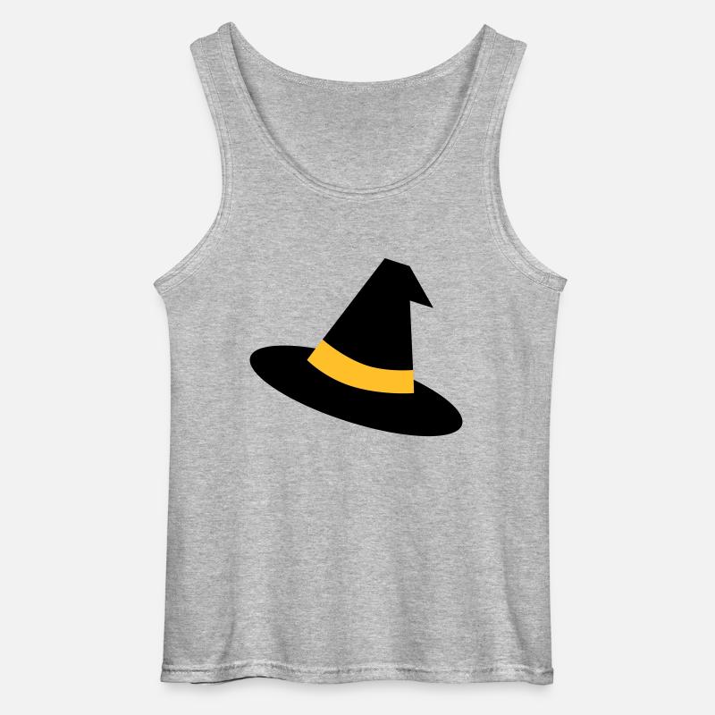 Hexenhut - Gildan Männer Tank Top - Grau meliert