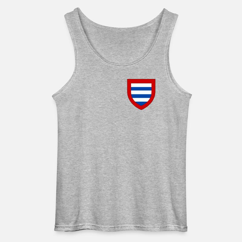 Wappen der Goële - Gildan Männer Tank Top - Grau meliert