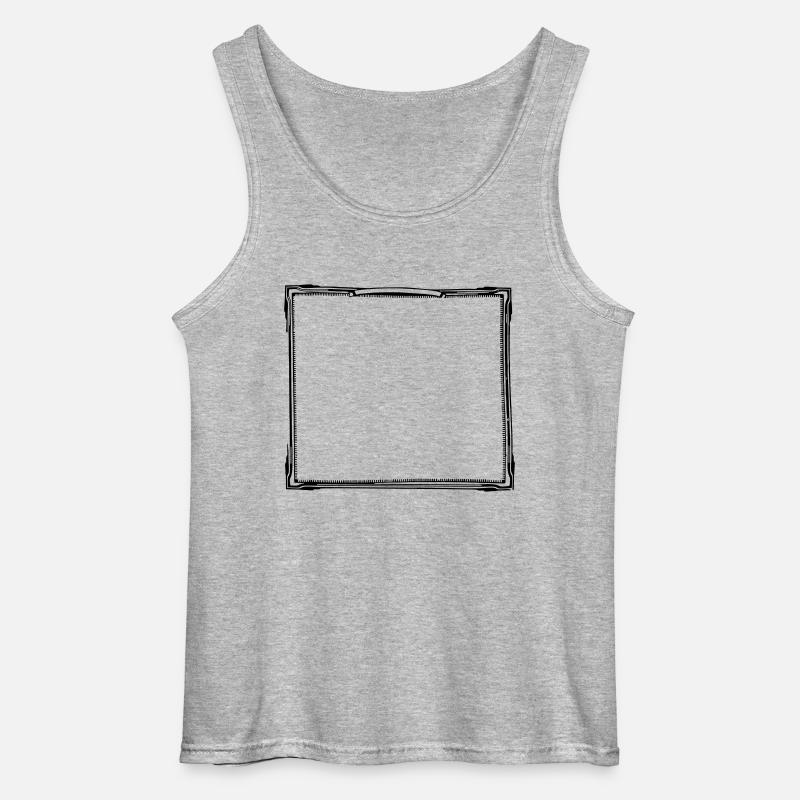2577109 Rahmen - Gildan Männer Tank Top - Grau meliert