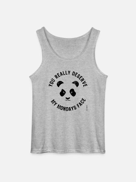 Mondays Face - Gildan Men’s Tank Top - sports grey