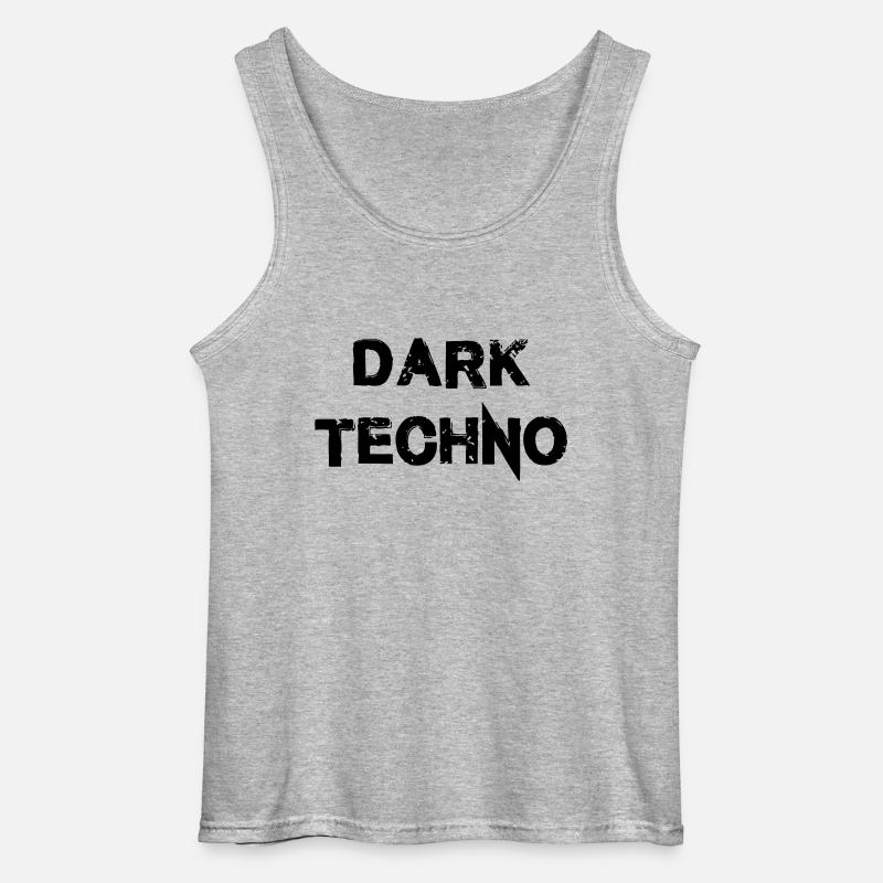 Dark Techno 2.0 - Gildan Männer Tank Top - Grau meliert