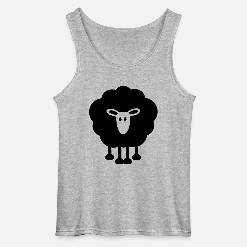 Schaf - Gildan Männer Tank Top - Grau meliert