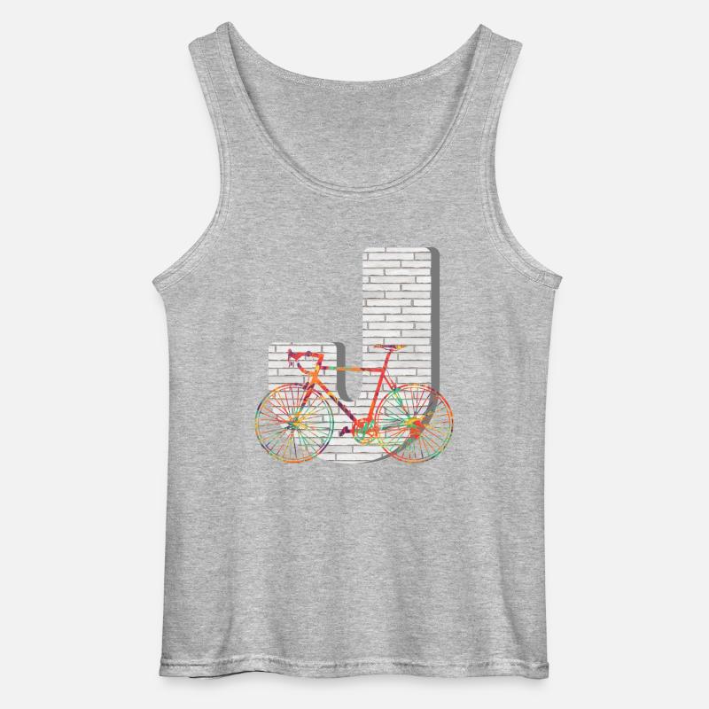 fahrrad e 249 j - Gildan Männer Tank Top - Grau meliert
