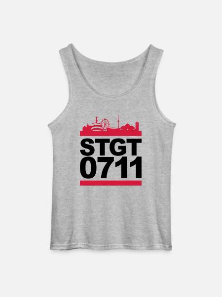 STGT 0711 - Gildan Männer Tank Top - Grau meliert